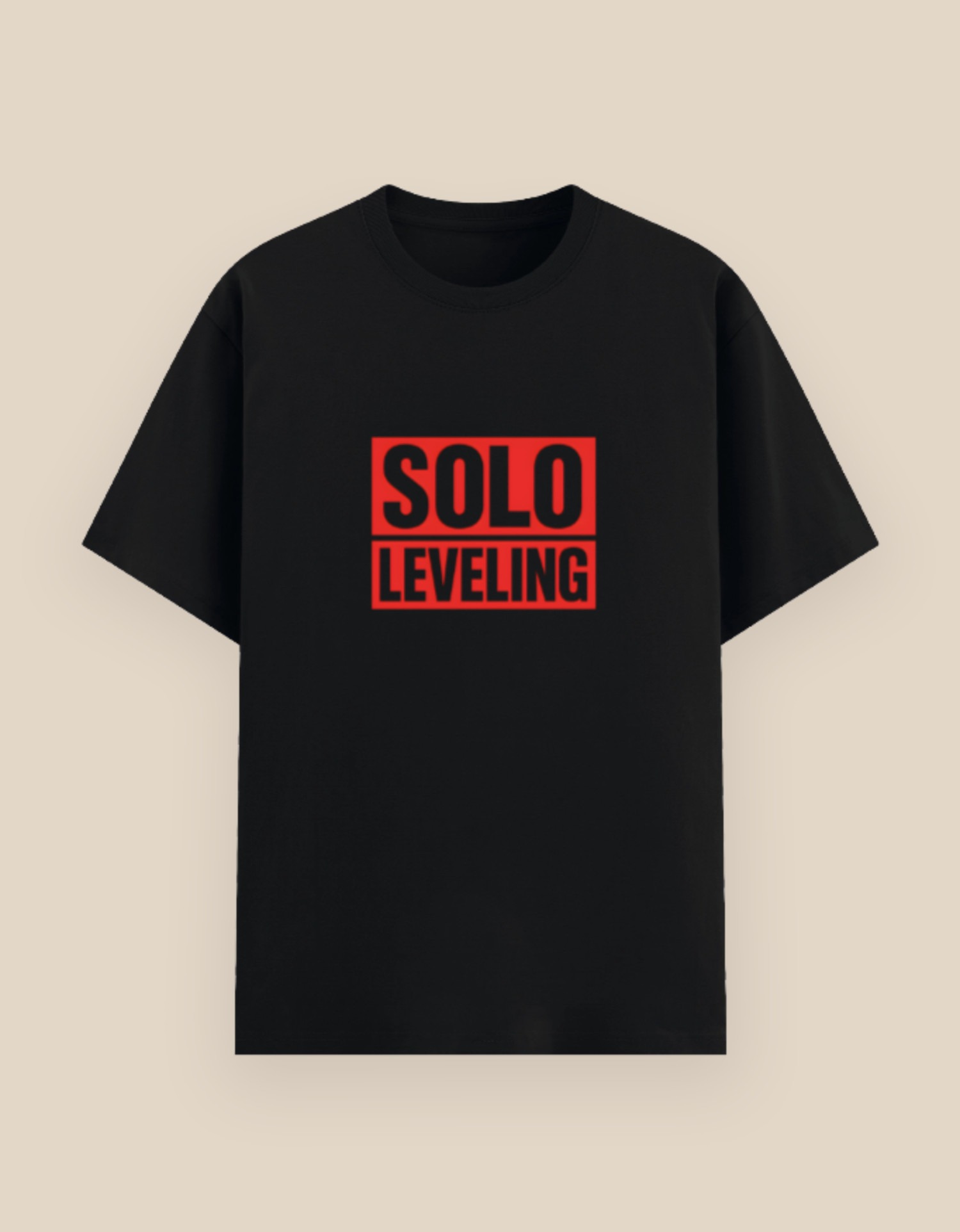 Unisex anime t-shirt featuring Sung Jinwoo in Shadow Monarch form from Solo Leveling