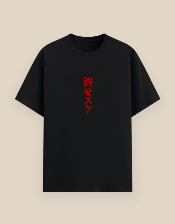 Unisex basic t-shirt with Kakashi Hatake anime print – 100% cotton fabric