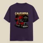 Unisex classic crew t-shirt featuring vintage California truck design