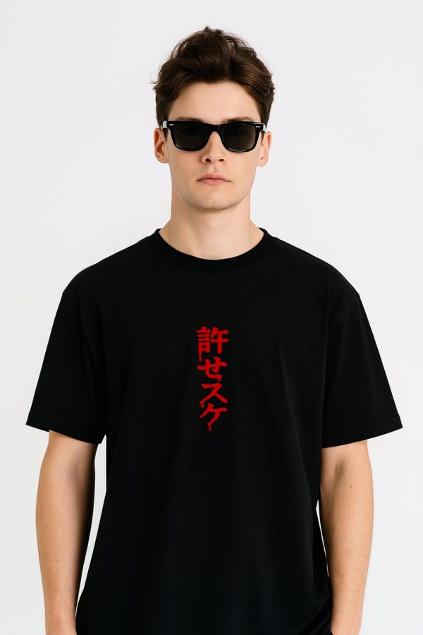 Madara Uchiha Unisex Basic T-Shirt front view – anime design from Naruto