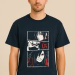 Itachi Kakashi Madara T-Shirt – Naruto anime design on unisex classic crew tee