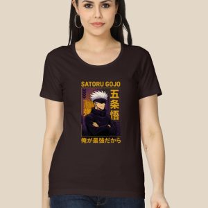 Gojo Satoru Classic T-Shirt design for women from Jujutsu Kaisen – Aradhya Official