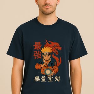 Naruto Uzumaki Classic Crew T-Shirt design by Aradhya Official