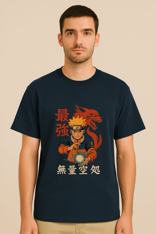 Naruto Uzumaki Classic Crew T-Shirt design by Aradhya Official