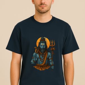 Unisex Basic T-Shirt with Lord Shiva sacred design by Aradhya Official