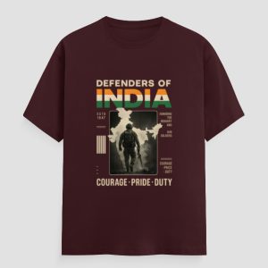 Classic Crew T-shirt with Indian Independence Day design by Aradhya Official