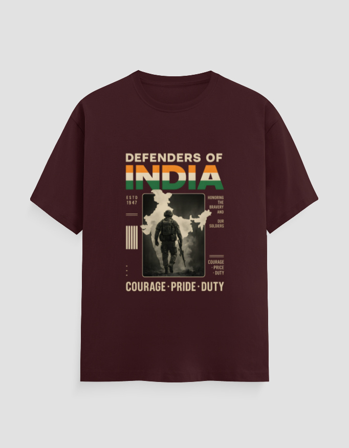 Classic Crew T-shirt with Indian Independence Day design by Aradhya Official